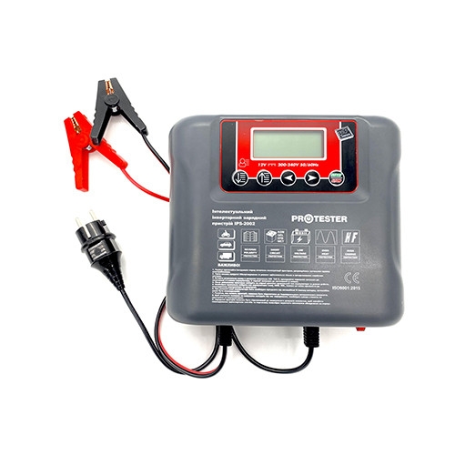 Інверторний зарядний пристрій PROTESTER 12V, макс. струм 20A, 220V IPS-2002 - 1