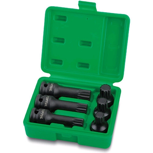 Набор ударных головок TOPTUL SPLINE 1/2" M14-M18 6 ед. GDAI0601 - 1