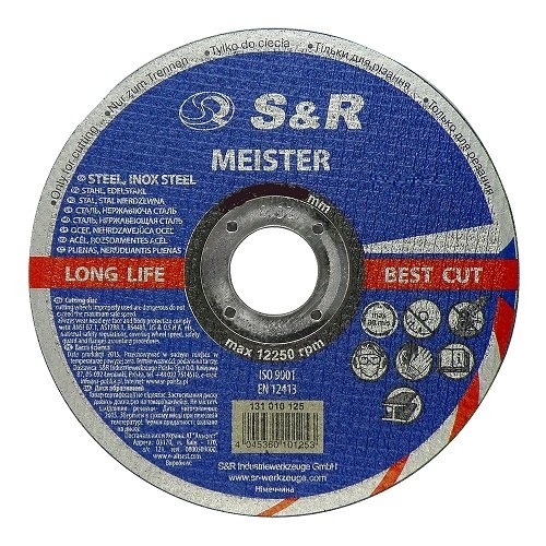 Коло відрізне S&R Meister A 60 S BF 125x1,0x22,2 (131010125) Коло відрізне S&R Meister A 60 S BF 125x1,0x22,2 (131010125)