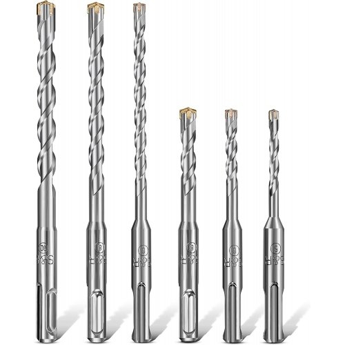 Набір бурів S&R Meister 4X Cutter HSS SDS-plus 6 шт - 7