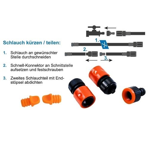 Шланг капілярний GRUNTEK 296224030 1/2" 30 м у комплекті з конекторами - 2