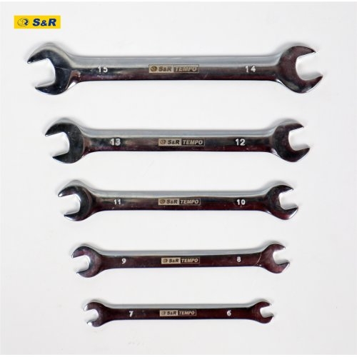 Набор ключей S&R Tempo 50 шт в тканевом чехле - 15