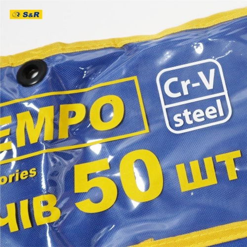 Набор ключей S&R Tempo 50 шт в тканевом чехле - 4