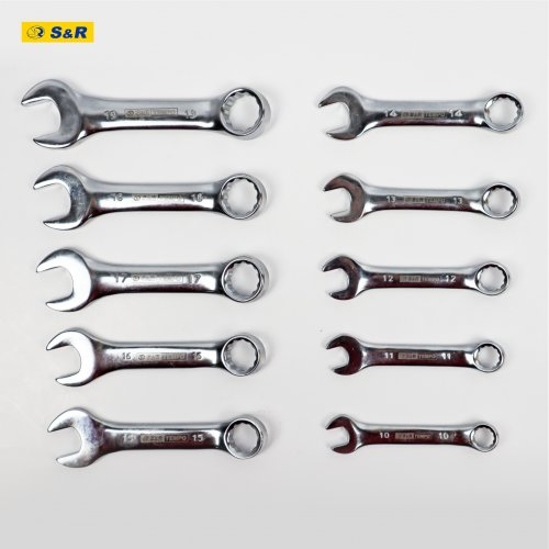 Набор ключей S&R Tempo 50 шт в тканевом чехле - 16