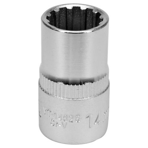 Головка торцевая Spline YATO YT-14826 1/2" M14 x 38 мм CRV - 1