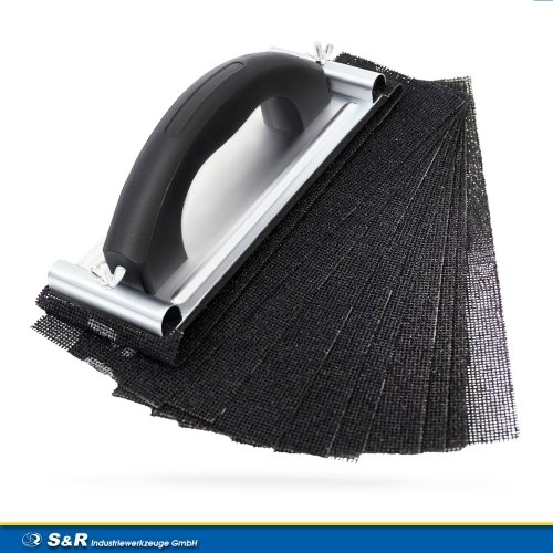 Набор шлифовальных сеток с держателем S&R 30 шт - 1