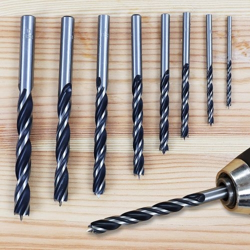 Набір свердл по дереву S&R 8 шт - 4