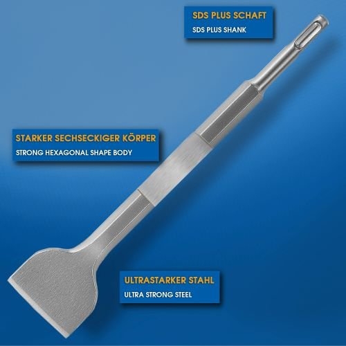 Набір зубил S&R Meister sds-plus 4 шт - 7