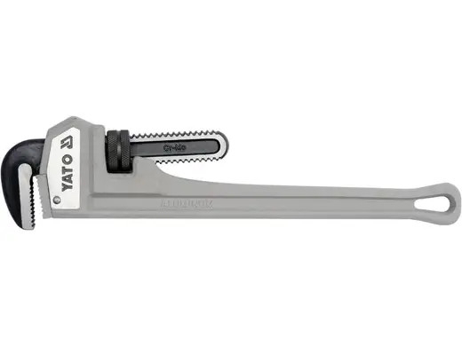 Ключ трубный прямой YATO YT-2484 600 мм (24"), max Ø= 3" (75 mm), алюминиевый Ключ трубный прямой YATO YT-2484 600 мм (24"), max Ø= 3" (75 mm), алюминиевый