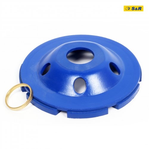 Чашка шлифовальная алмазная S&R Tempo 100 х 22,2 мм по бетону - 7