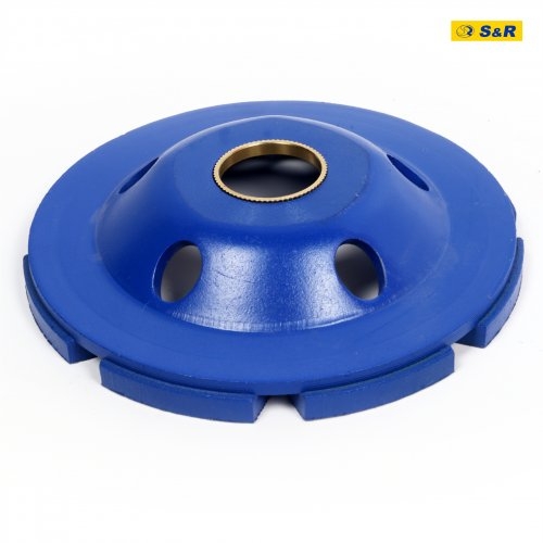 Чашка шлифовальная алмазная S&R Tempo 100 х 22,2 мм по бетону - 5