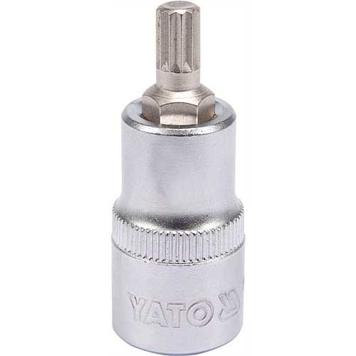 Головка торцевая с отверточной насадкой Spline YATO YT-04342 1/2" M8 x 55 мм - 1