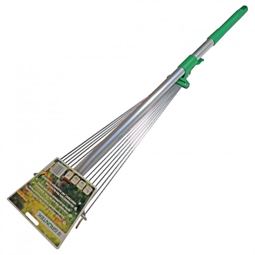 Граблі віялові GRUNTEK TRA-83/160 з алюмінієвою ручкою (295160003) - 1