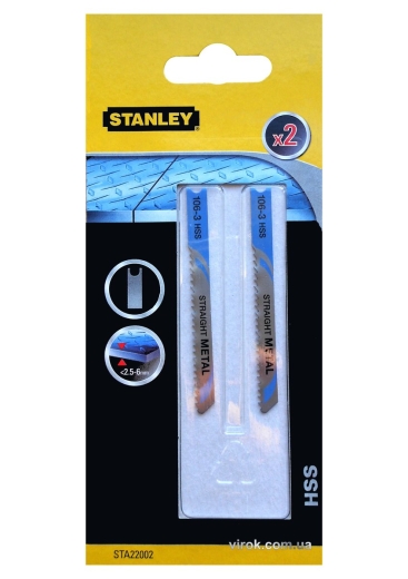Набір полотен для електролобзика STANLEY STA22002-XJ 2 шт, хвостовик U - 1