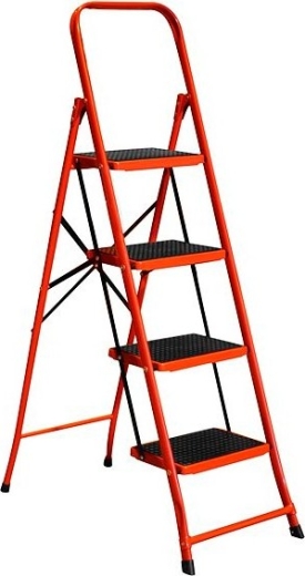 Стремянка металлическая FORTE LFD131TB (4 ст.) (33468) Стремянка металлическая FORTE LFD131TB (4 ст.) (33468)