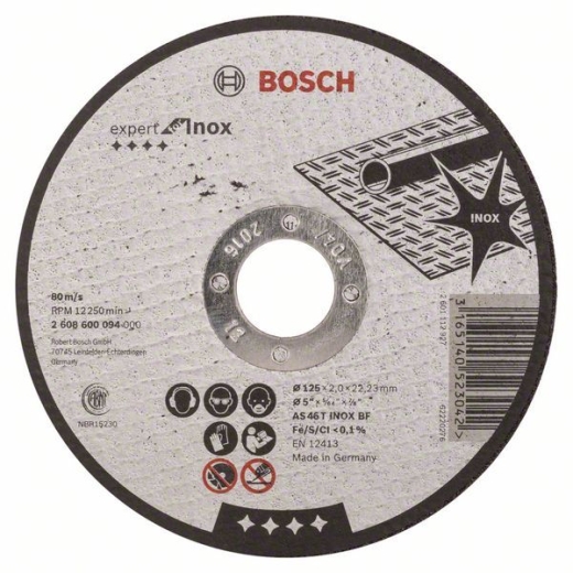 Отрезной круг Bosch Expert for Inox (2608600094) 125 мм Отрезной круг Bosch Expert for Inox (2608600094) 125 мм