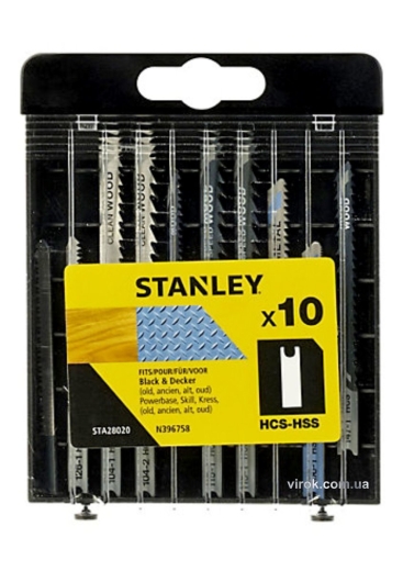 Набір полотен для електролобзика STANLEY STA28020-XJ 10 шт - 1