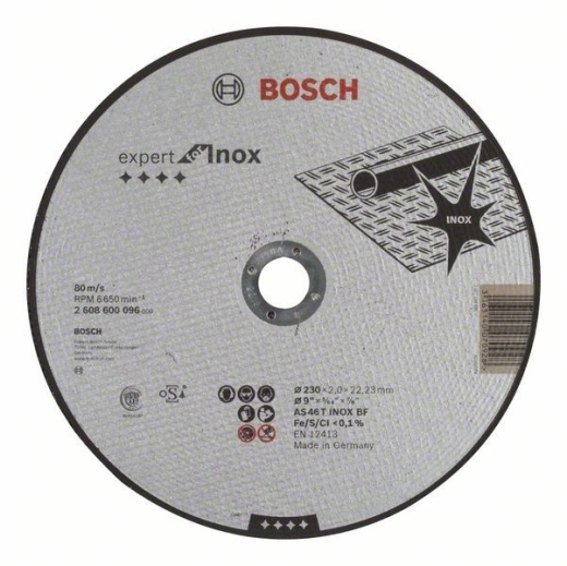 Отрезной круг Bosch Expert for Inox (2608600096) 230 мм Отрезной круг Bosch Expert for Inox (2608600096) 230 мм
