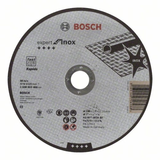 Отрезной круг Bosch Expert for Inox (2608603406) 180 мм Отрезной круг Bosch Expert for Inox (2608603406) 180 мм