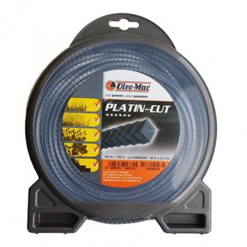 Ліска для мотокоси Oleo-Mac PLATIN CUT 3.0 мм x 175 м Ліска для мотокоси Oleo-Mac PLATIN CUT 3.0 мм x 175 м