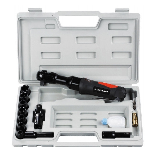 Пневмотрещетка AIRKRAFT AT-5002SG с набором инструмента 1/2" 17 ед. - 1