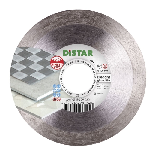 Диск алмазний Distar 1A1R 101,6x1,2x10x22,23 Elegant Диск алмазний Distar 1A1R 101,6x1,2x10x22,23 Elegant