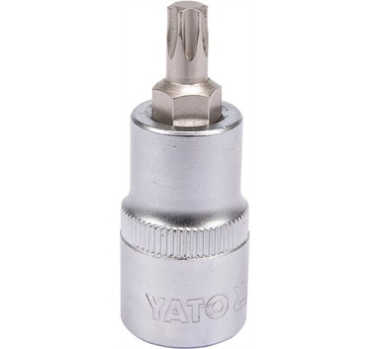 Головка торцевая с отверточной насадкой TORX YATO YT-04314 1/2" Т40 x 55 мм - 1