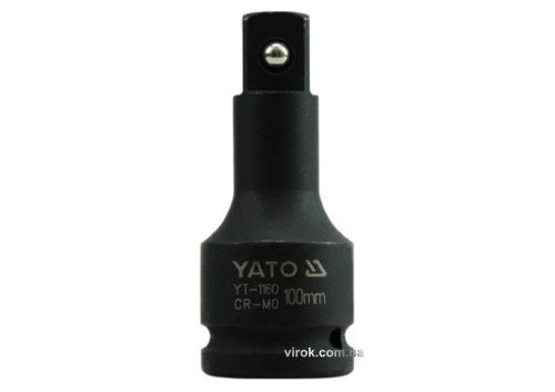 Удлинитель ударный YATO YT-1160 квадрат 3/4" 100 мм Удлинитель ударный YATO YT-1160 квадрат 3/4" 100 мм