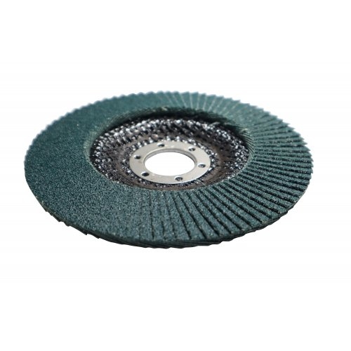 Круг зачистный лепестковый S&R циркониевый 125x22,2 з. 80 сталь 3 шт - 3