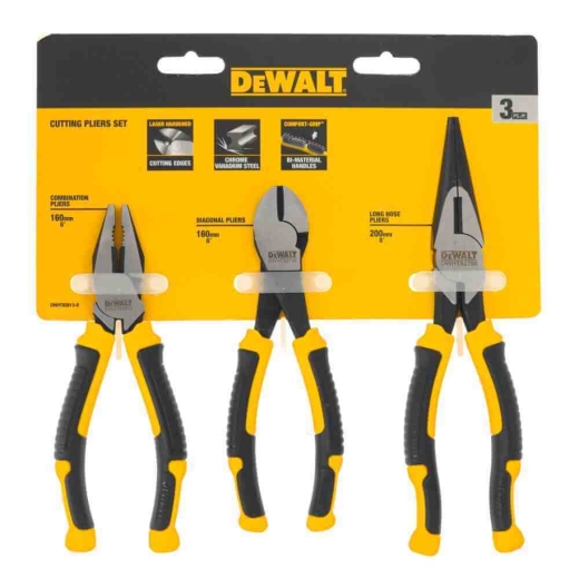 Набір з трьох шарнірно-губцевих інструментів LASER HARDENED DeWALT DWHT82813-0 - 2