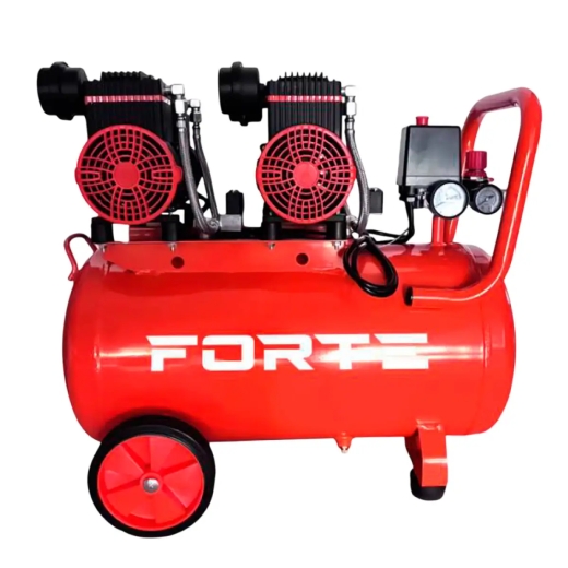 Компресор безоливний FORTE 1280WX2-50L - 1