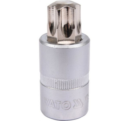 Головка торцевая с отверточной насадкой TORX YATO YT-04319 1/2" Т70 x 55 мм - 1