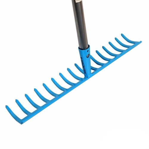 Граблі садові GRUNTEK GR-450/180S 16 зубців зі сталевою ручкою (295450193_S) - 7