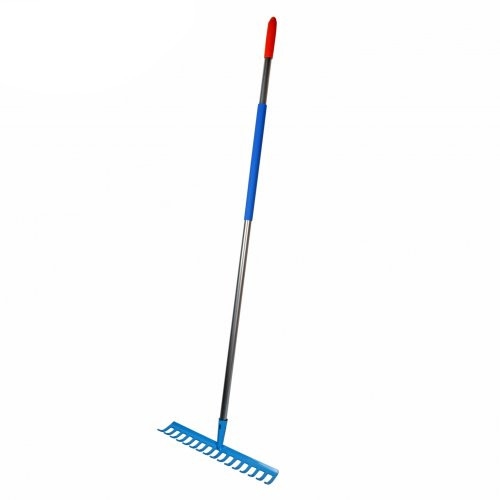 Граблі садові GRUNTEK GR-450/180S 16 зубців зі сталевою ручкою (295450193_S) - 2