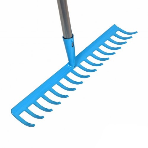 Граблі садові GRUNTEK GR-450/180S 16 зубців зі сталевою ручкою (295450193_S) - 8