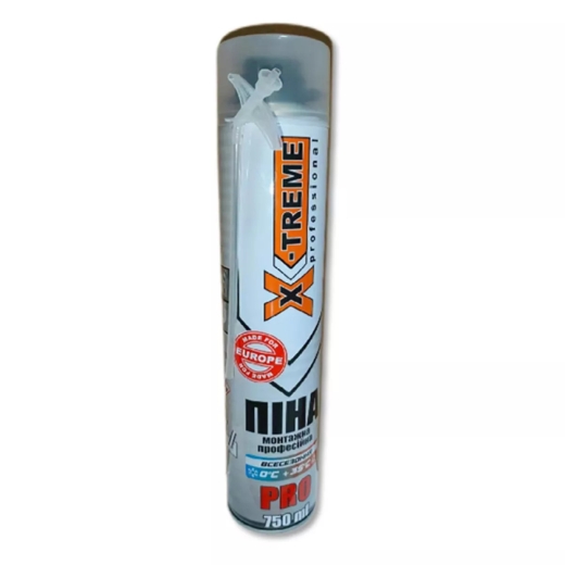 Пена монтажная многоцелевая - X-TREME PRO 750 мл Пена монтажная многоцелевая - X-TREME PRO 750 мл