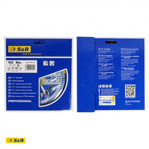 Диск пильный универсальный S&R UniCut Meister FWF 190х30х2,4 мм - 2