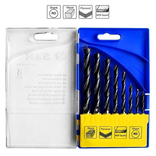 Набір свердел по дереву S&R 8 шт. - 5