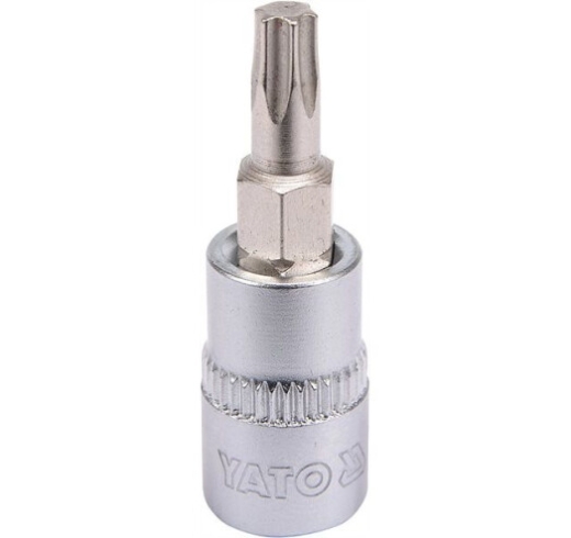 Головка торцевая с отверточной насадкой TORX YATO YT-04305 1/4" Т25 x 37 мм - 1