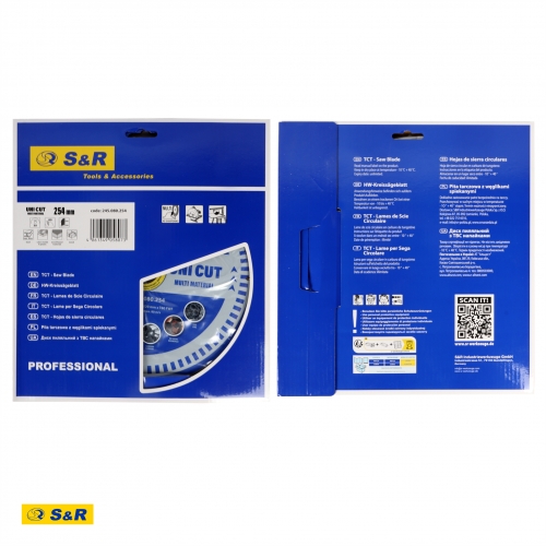 Диск пильный универсальный S&R UniCut Meister FWF 254х30х3 мм - 2
