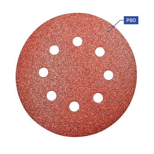 Набір шліфувальних кругів S&R 234-125-070 70 шт. - 6