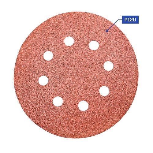 Набір шліфувальних кругів S&R 234-125-070 70 шт. - 5