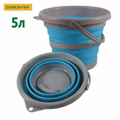 Відро складане силіконове Gruntek 297000005 5 л - 2