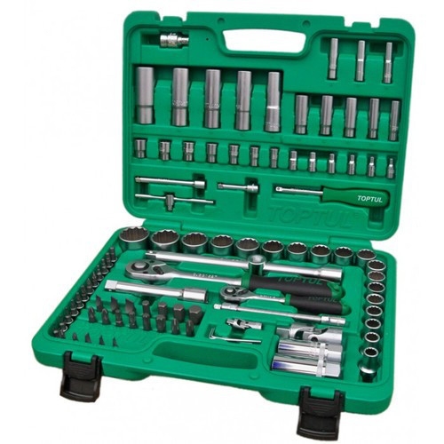 Набор ручного инструмента для авто TOPTUL 1/4", 1/2" 94 ед. (12-гр.) GCAI094R1 Набор ручного инструмента для авто TOPTUL 1/4", 1/2" 94 ед. (12-гр.) GCAI094R1