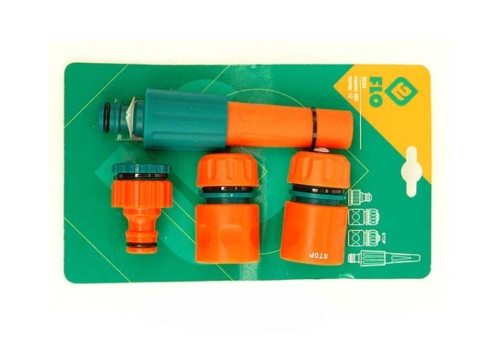 Набір поливочний FLO 89204 3/4"-1/2" 4 шт Набір поливочний FLO 89204 3/4"-1/2" 4 шт