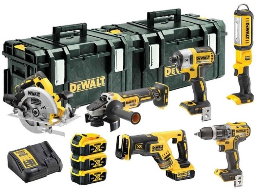 Набір з шести інструментів безщіткових DeWALT DCK623P3 Набір з шести інструментів безщіткових DeWALT DCK623P3
