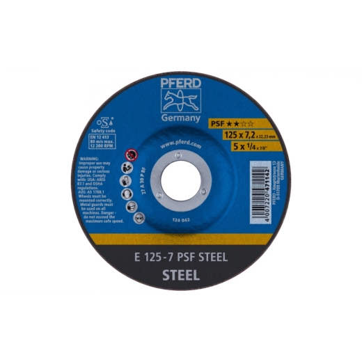 Коло зачисне Pferd 125x7,2x22 чавун, сталь Коло зачисне Pferd 125x7,2x22 чавун, сталь