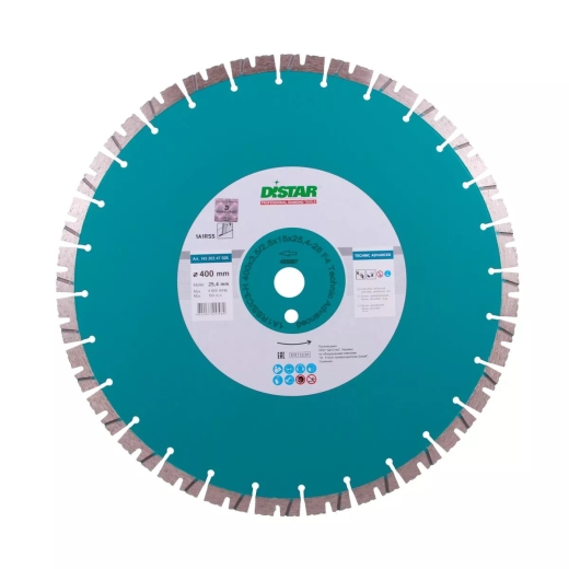 Диск алмазний Distar HIT Technic Advanced 400 x 3,5/2,5 x 15 x 25,4 Диск алмазний Distar HIT Technic Advanced 400 x 3,5/2,5 x 15 x 25,4