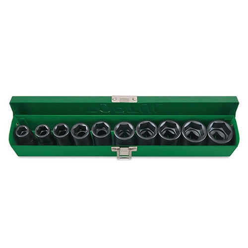 Набор головок ударных дюймовых TOPTUL 1/2" 7/16-1" 10 ед. GEAD1001 Набор головок ударных дюймовых TOPTUL 1/2" 7/16-1" 10 ед. GEAD1001