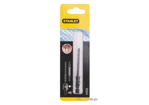 Свердло по металу STANLEY STA50028-XJ "Super-Lock HSS, Ø= 5 x 62 мм. хвостик HEX 1/4" - 1
